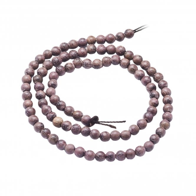 Natural SandalWood Beads Round 6mm - 15" String (64 beads apx)