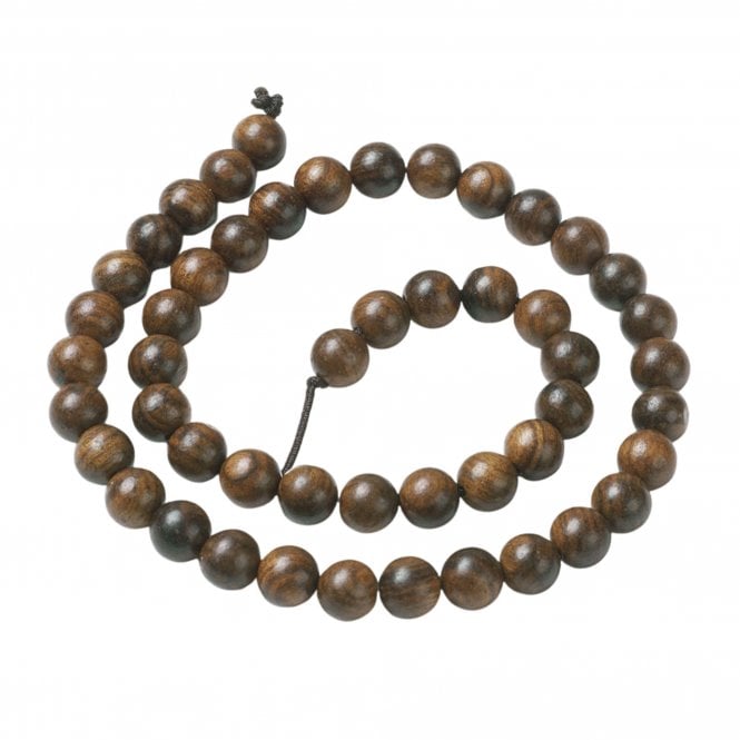 Natural Undyed Burlywood Beads Round 6mm - Brown - 15" String (64 beads apx)