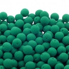 Neon Beads Round Czech Glass 4mm - Emerald - 50pcs