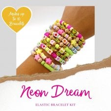 Neon Dream Stack Bracelet Kit - Makes up to 10 Bracelets!