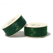 Nymo Beading Thread - 105m (115yrds) - Size 0 (0.15mm) - Evergreen