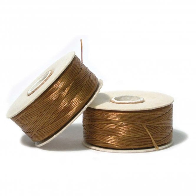 Nymo Beading Thread - 58m (64yrds) - Size D (0.30mm) - Golden
