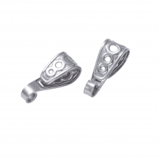 Pendant Bail & Loop 15x6mm - 304 Stainless Steel - 10pcs