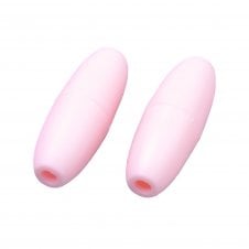 Plastic Breakaway Clasps 24x9mm - Baby Pink- 5pcs