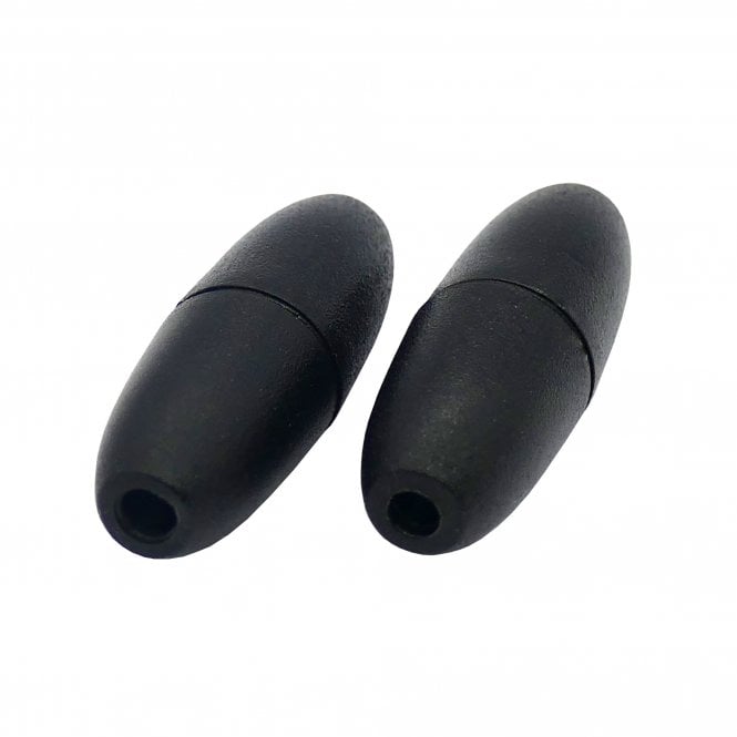 Plastic Breakaway Clasps 24x9mm - Black - 5pcs