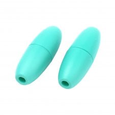 Plastic Breakaway Clasps 24x9mm - Turquoise - 5pcs