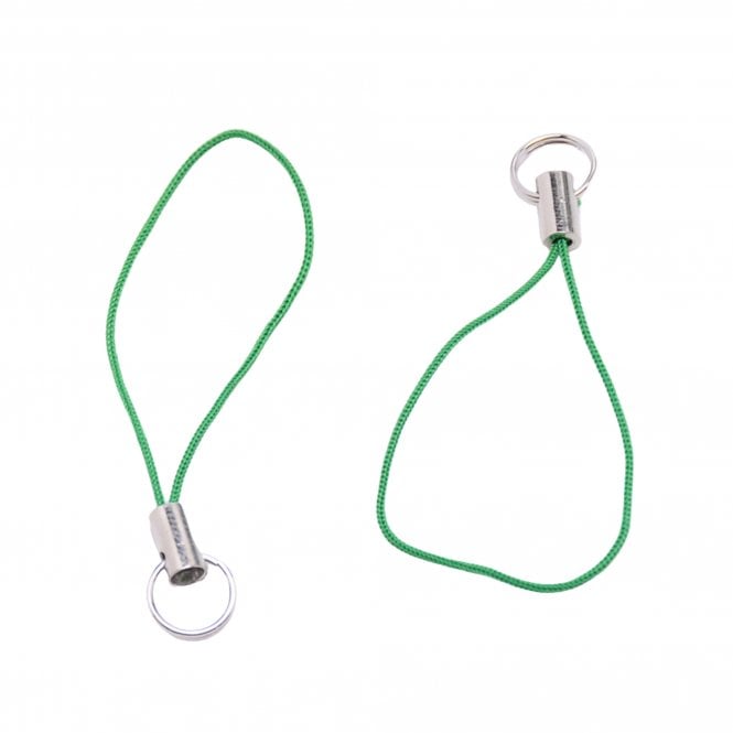 Polyester Cord Phone Straps 56mm - Green - 10pcs
