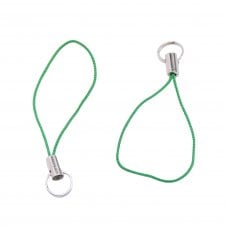 Polyester Cord Phone Straps 56mm - Green - 10pcs