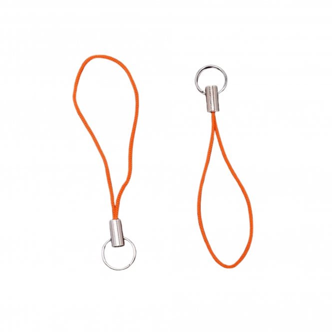 Polyester Cord Phone Straps 56mm - Orange - 10pcs