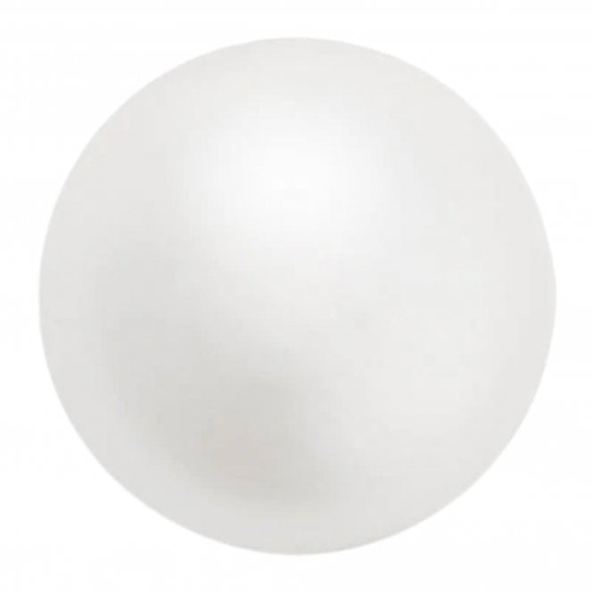  Crystal Pearls Round 4mm - White - 20pcs