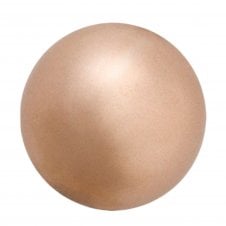 Preciosa Crystal Pearls Round 6mm - Bronze - 10pcs