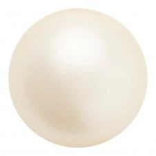 Preciosa Crystal Pearls Round 8mm - Cream - 5pcs