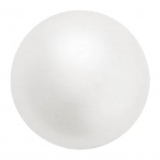 Preciosa Crystal Pearls Round 8mm - White - 5pcs