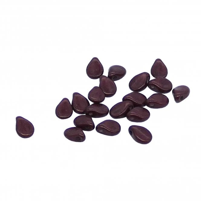  Glass Pip Beads 5x7mm - Terra Intensive Chocolate - 5g (35 beads aprx)