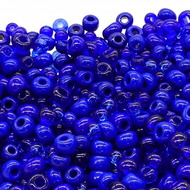  Large Seed Beads - Blue Mix - 20g