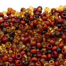 Preciosa Large Seed Beads - Topaz Mix - 20g