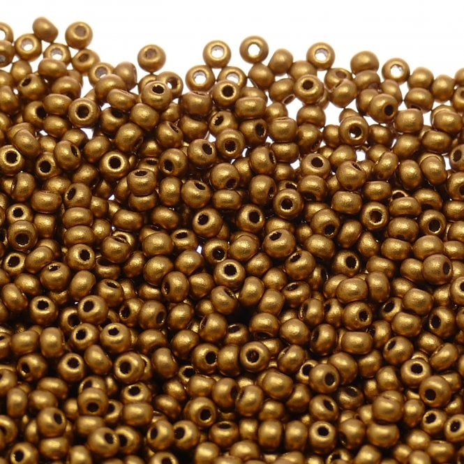  Seed Beads 10/0 - Copper Metallic - 20g