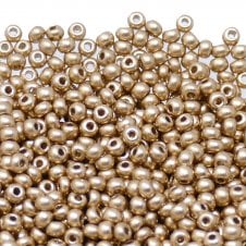 Preciosa Seed Beads 10/0 - Gold Metallic - 20g