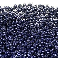 Preciosa Seed Beads 10/0 - Metallic Gunmetal - 20g