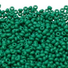 Preciosa Seed Beads 10/0 - Opaque Dark Green - 20g