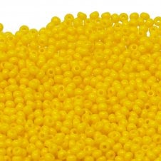 Preciosa Seed Beads 10/0 - Opaque Yellow - 20g