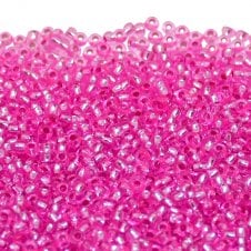 Preciosa Seed Beads 10/0 - Silver Lined Pink - 20g