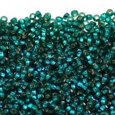 Preciosa Seed Beads 10/0 - Silver Lined Turquoise - 20g