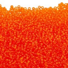 Preciosa Seed Beads 10/0 - Transparent Orange - 20g