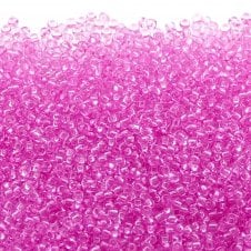 Preciosa Seed Beads 10/0 - Transparent Pink - 20g