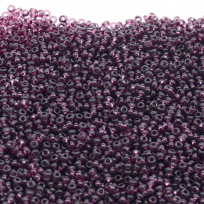  Seed Beads 10/0 - Transparent Purple - 20g