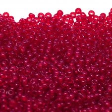 Preciosa Seed Beads 10/0 - Transparent Red - 20g