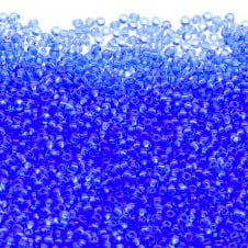 Preciosa Seed Beads 10/0 - Transparent Royal Blue - 20g