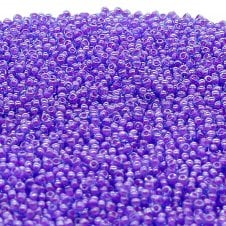 Preciosa Seed Beads 11/0 - Aqua/Pink Lined - 20g