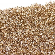 Preciosa Seed Beads 11/0 - Crystal/Bronze Lined - 20g