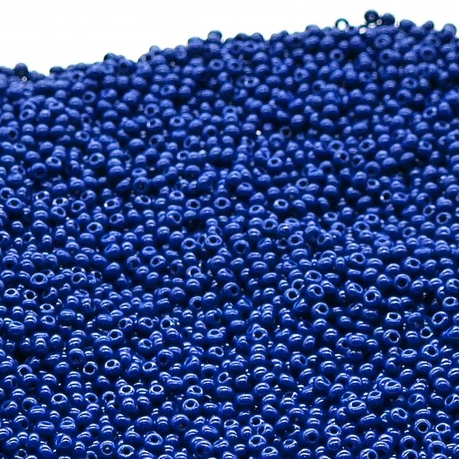  Seed Beads 11/0 - Opaque Blue - 20g