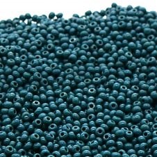 Preciosa Seed Beads 11/0 - Opaque Dark Jade - 20g