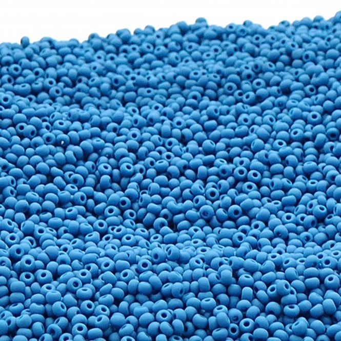  Seed Beads 11/0 - Opaque Denim Matte - 20g