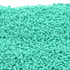 Preciosa Seed Beads 11/0 - Opaque Green Turquoise - 20g