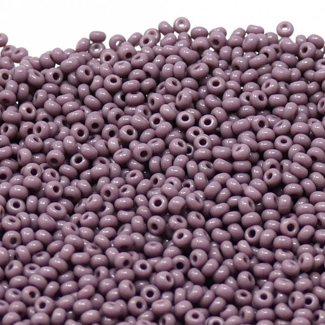  Seed Beads 11/0 - Opaque Light Purple - 20g
