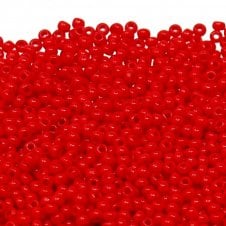 Preciosa Seed Beads 11/0 - Opaque Light Red - 20g