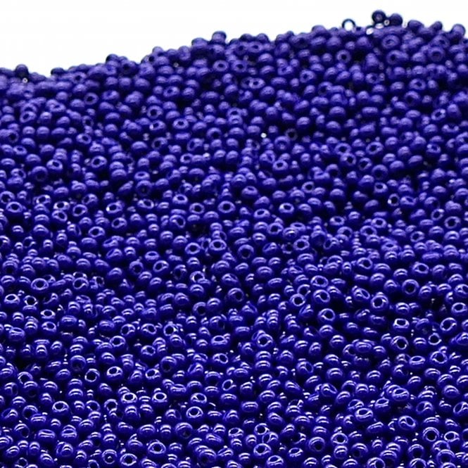  Seed Beads 11/0 - Opaque Navy Blue - 20g