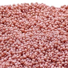 Preciosa Seed Beads 11/0 - Opaque Pink Luster - 20g