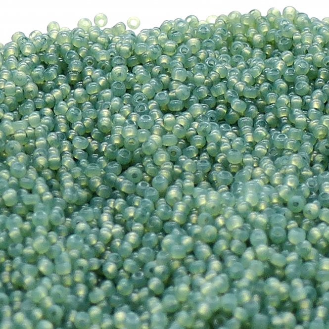  Seed Beads 11/0 - Solgel Jade Opal - 20g