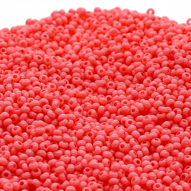  Seed Beads 11/0 - Solgel Opaque Salmon - 20g