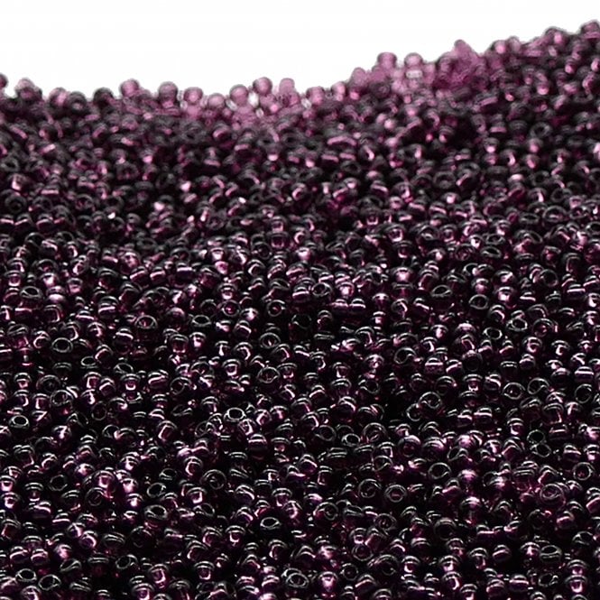  Seed Beads 11/0 - Transparent Amethyst - 20g