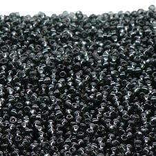 Preciosa Seed Beads 11/0 - Transparent Black Diamond - 20g