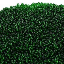Preciosa Seed Beads 11/0 - Transparent Green - 20g