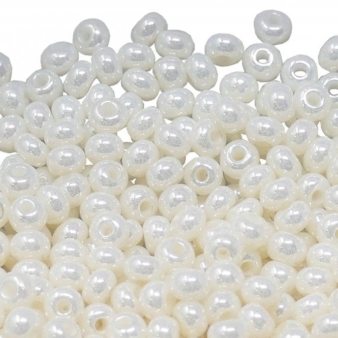  Seed Beads 6/0 - Ceylon Pearl - 20g