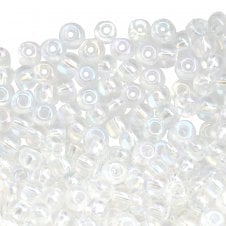 Preciosa Seed Beads 6/0 - Crystal AB - 20g