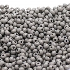 Preciosa Seed Beads 6/0 - Opaque Grey - 20g